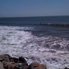 Surfing Half Moon Bay Jetty 080209